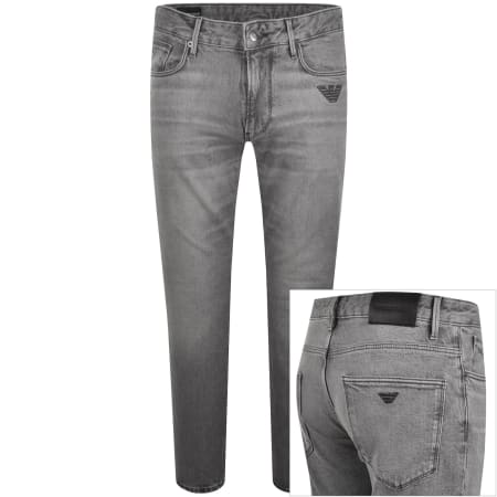Emporio Armani J06 Slim Fit Jeans Grey | Mainline Menswear us